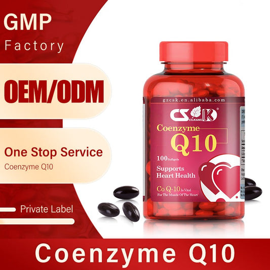 Oem q10 Coenzyme Softgel Capsule Health Products